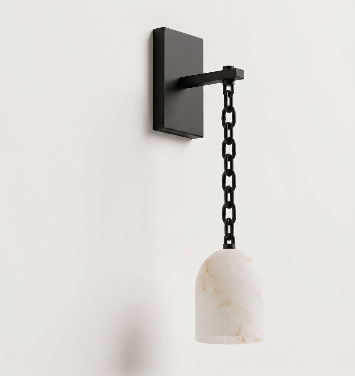 Pendulum Alabaster Wall Sconce