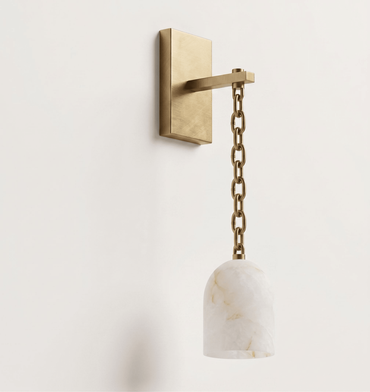 Pendulum Alabaster Wall Sconce