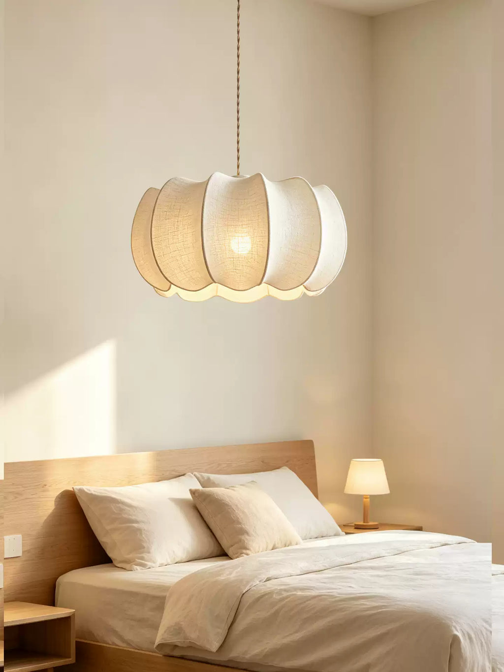 Petal Fabric Lantern Pendant Light