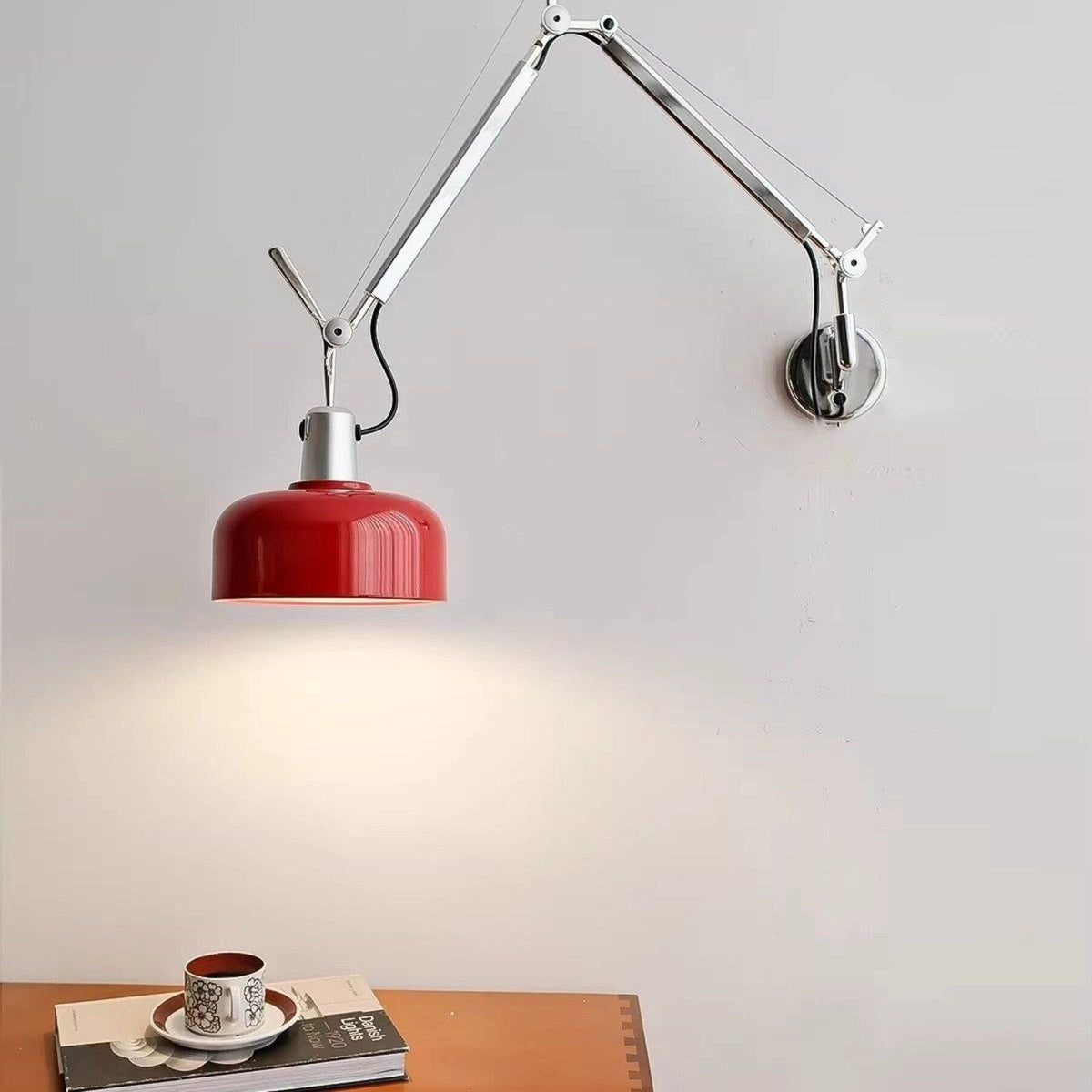 Pivot Hardwired Swing-Arm Wall Lamp