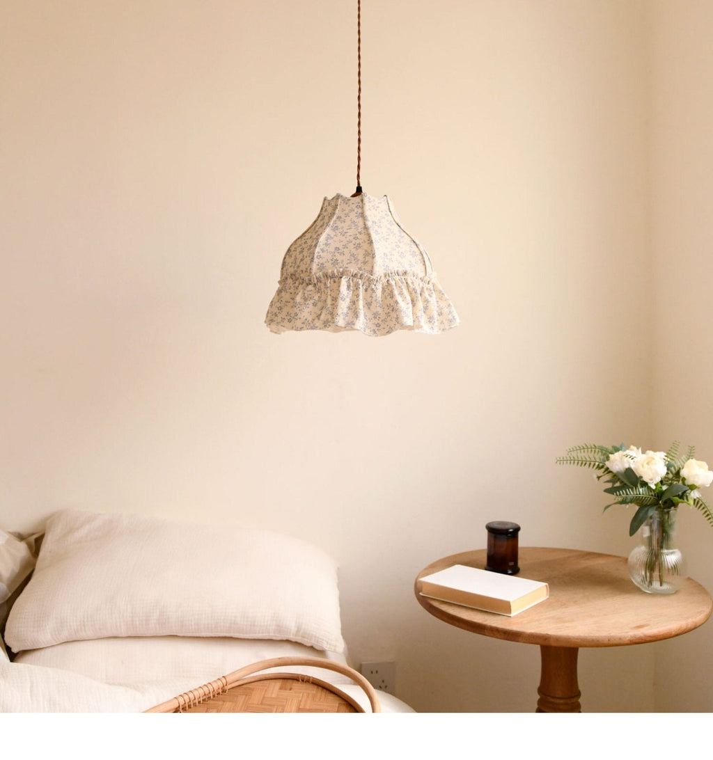 Posy Ruffled Floral Pendant Light