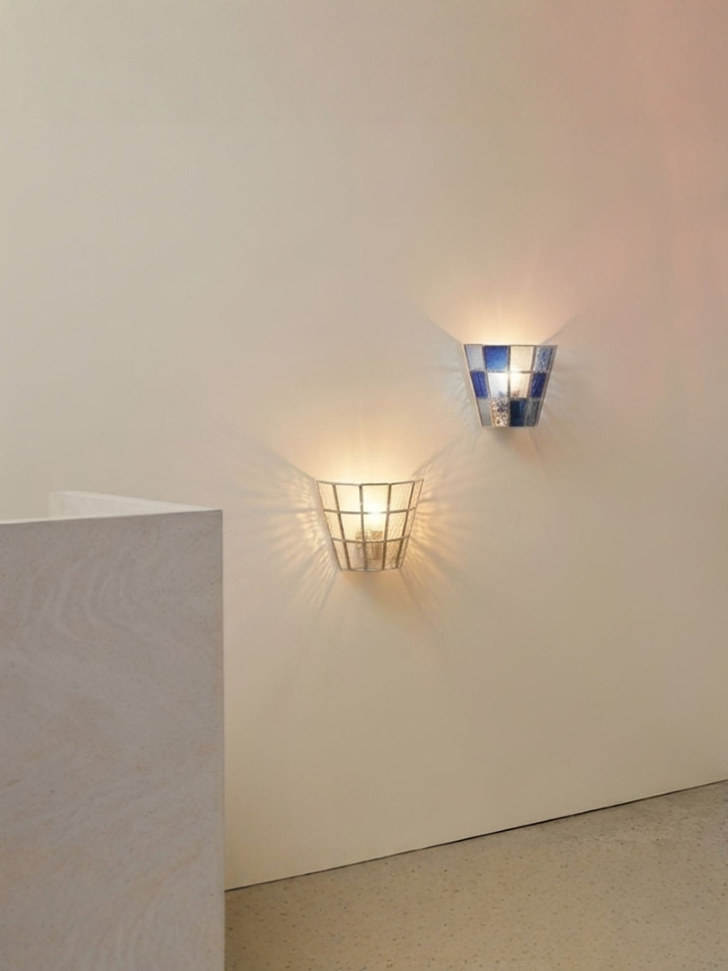 Prisma Faceted Glass Wall Sconce