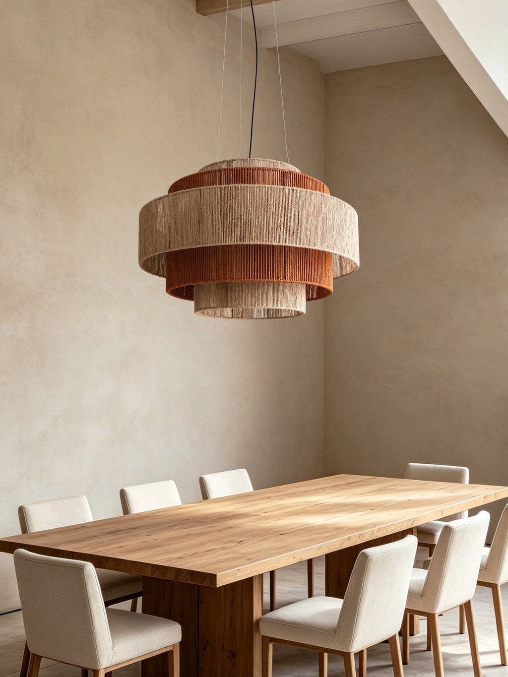 Reed Tiered Rope Pendant Lamp