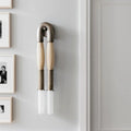 Novelty Wall Lamp Old Gold Silver Black Metal Cloth for Dining Room Bedroom Foyer Aisle Lighting Sconce G9 Bulb White Acrylic