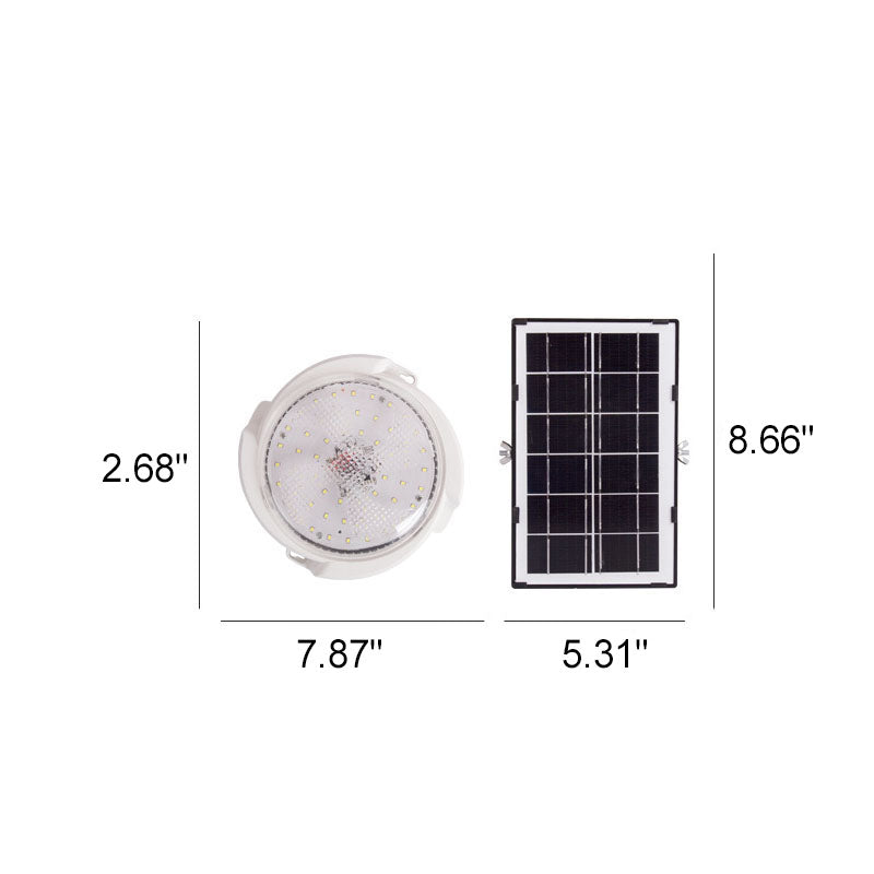 Solstice White Solar Ceiling Light