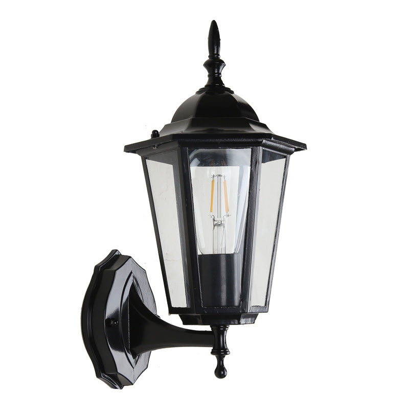 Ellerby Frosted Glass Wall Lantern