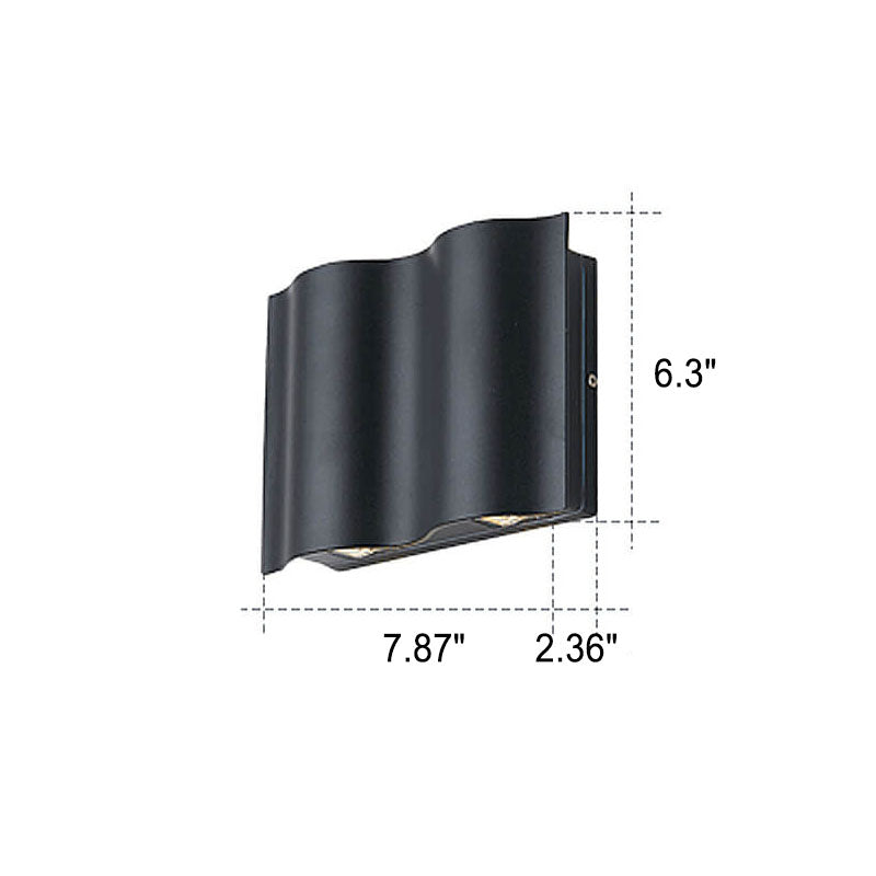 Crest Wave Wall Light