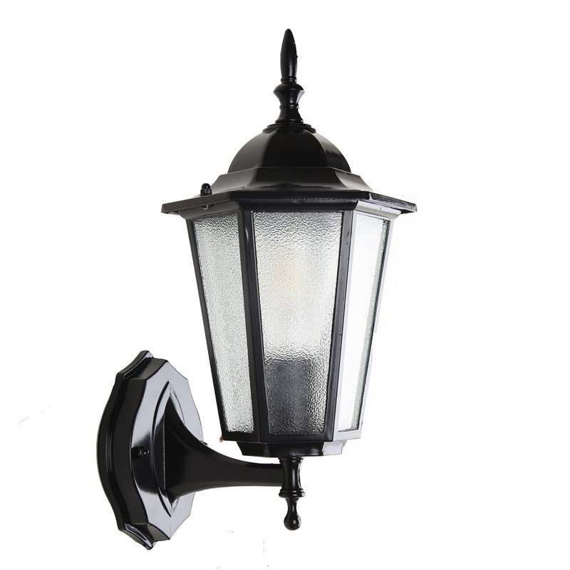 Ellerby Frosted Glass Wall Lantern