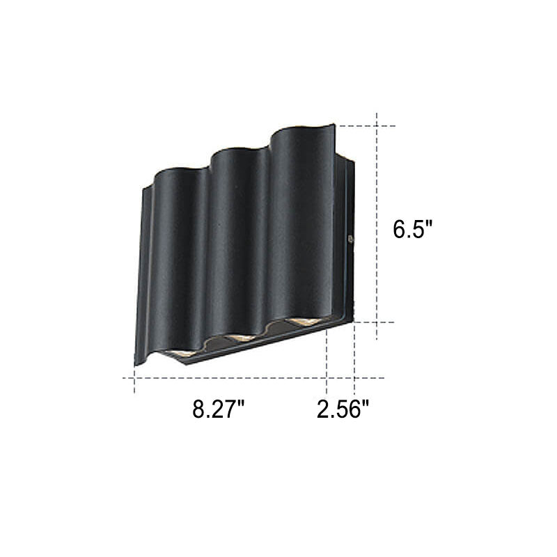Crest Wave Wall Light