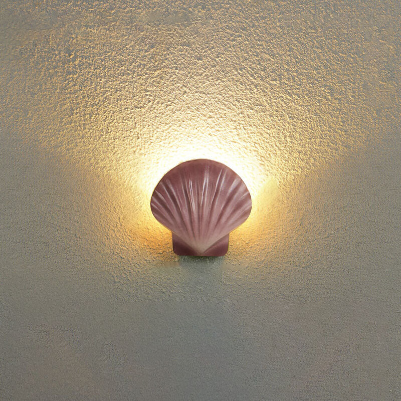 Cowrie Shell Outdoor Wall Sconce