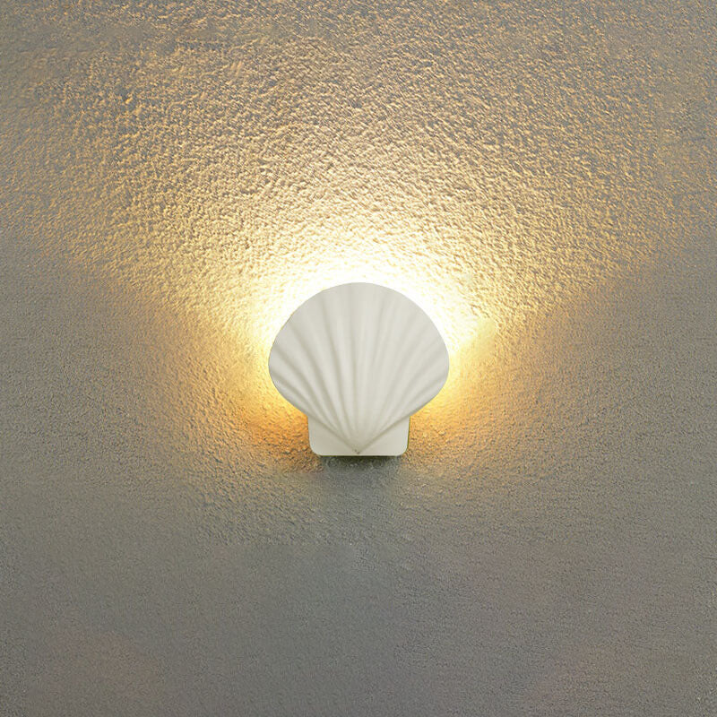 Cowrie Shell Outdoor Wall Sconce