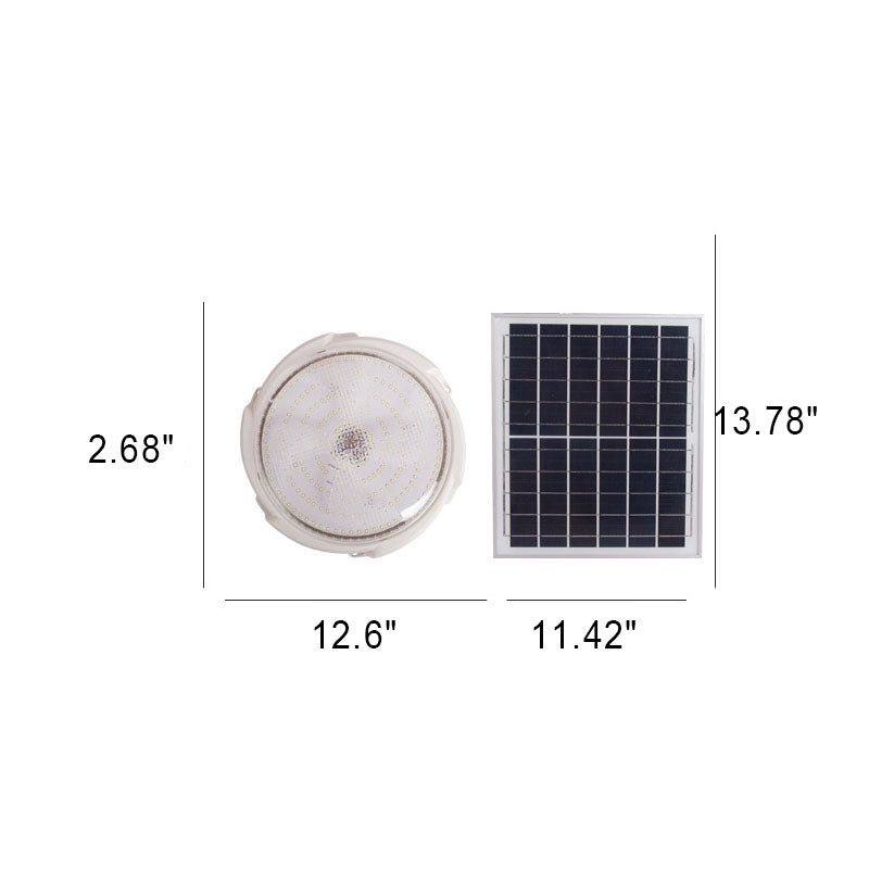 Solstice White Solar Ceiling Light