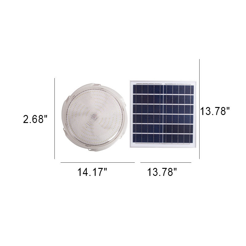 Solstice White Solar Ceiling Light