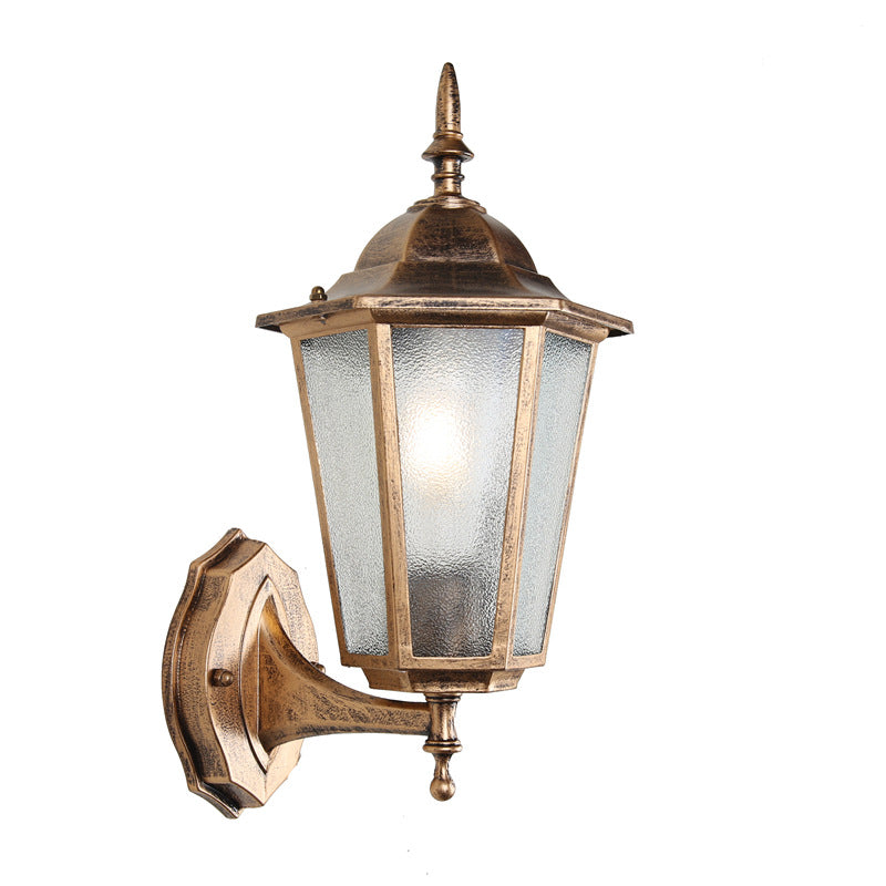 Ellerby Frosted Glass Wall Lantern