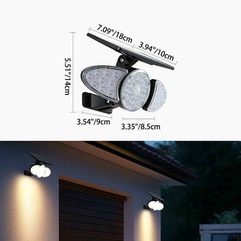 Norton Solar Wedge Wall Sconce