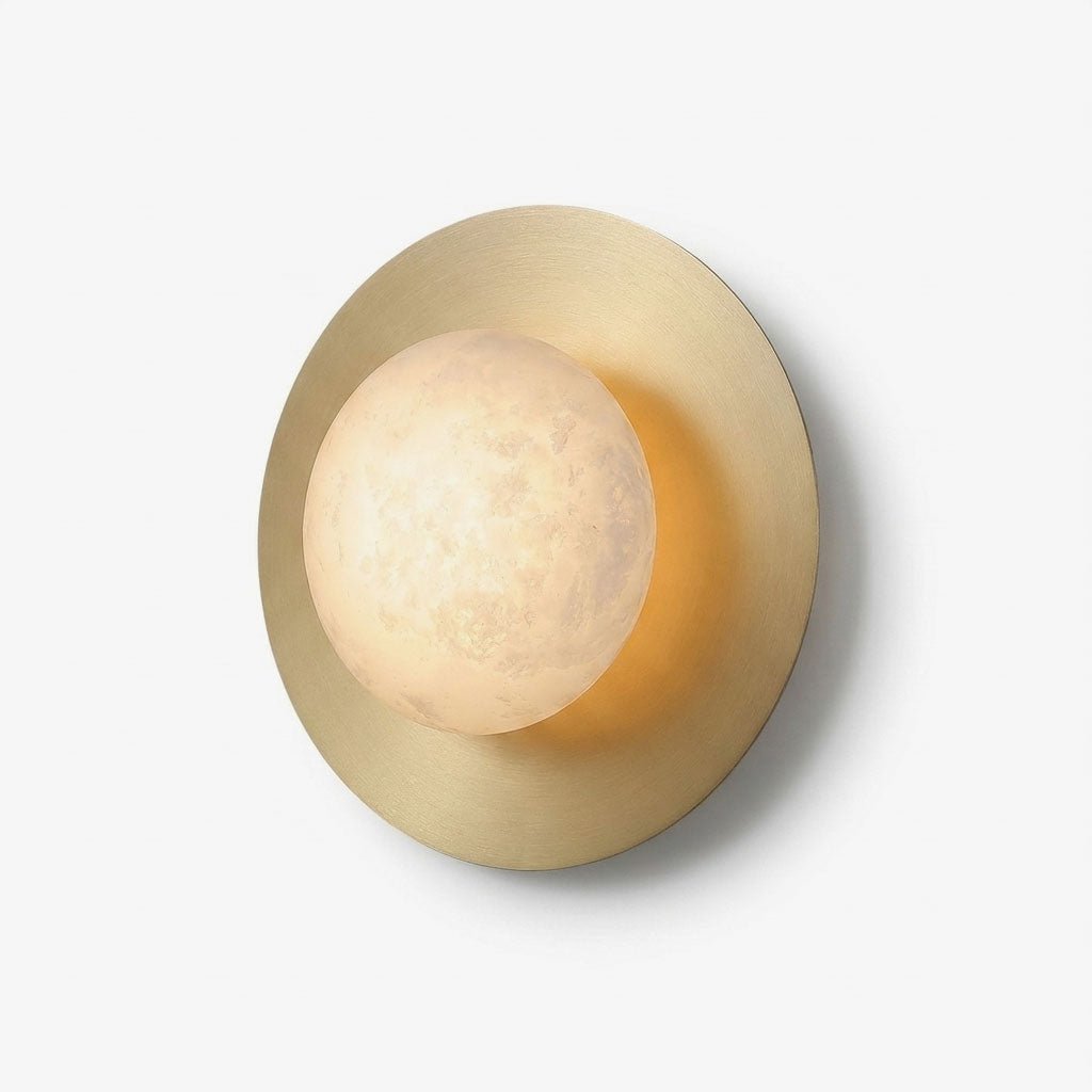 Selene Alabaster Moon Sconce