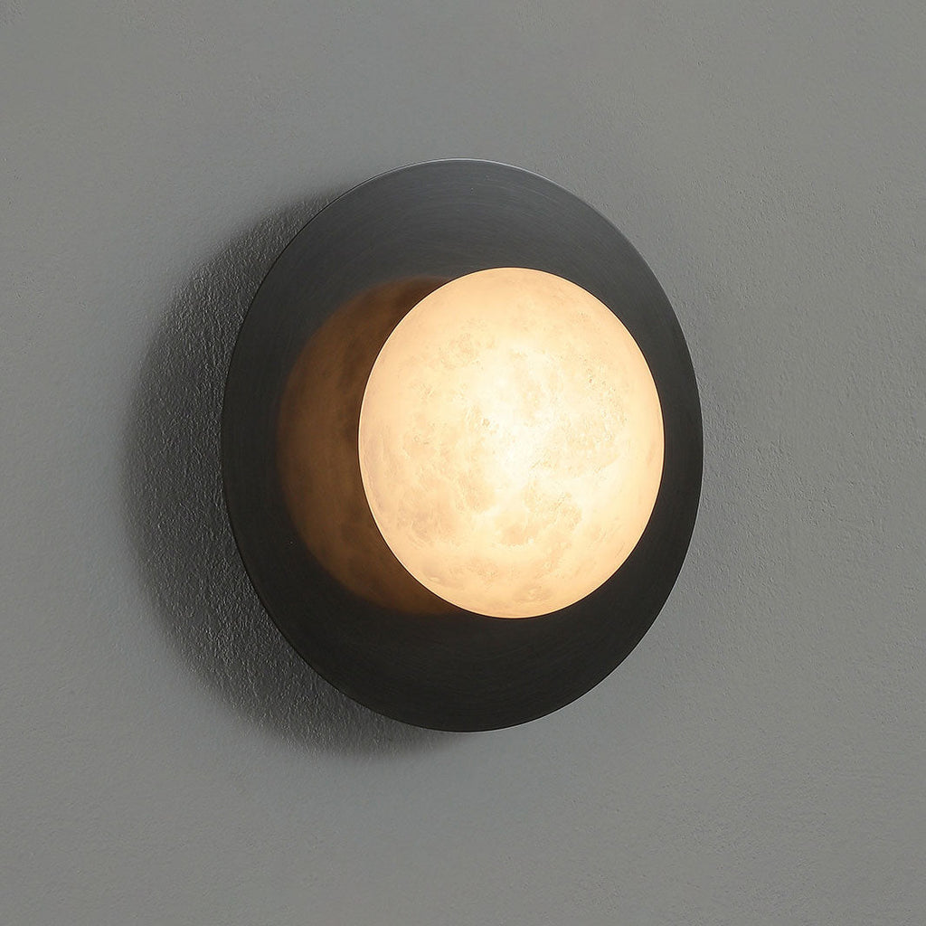 Selene Alabaster Moon Sconce