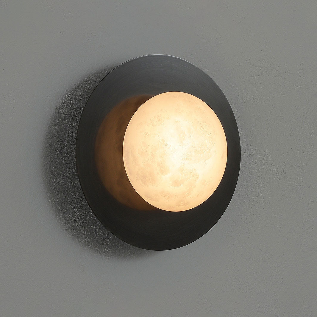 Selene Alabaster Moon Sconce