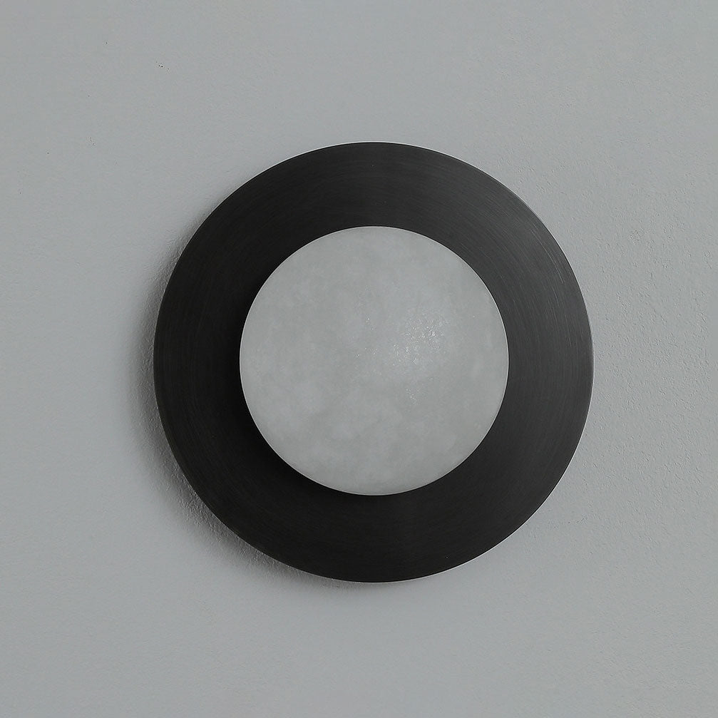 Selene Alabaster Moon Sconce