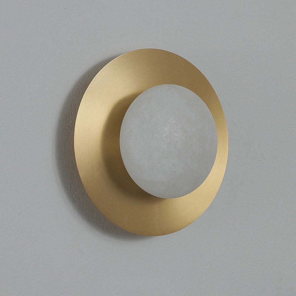 Selene Alabaster Moon Sconce