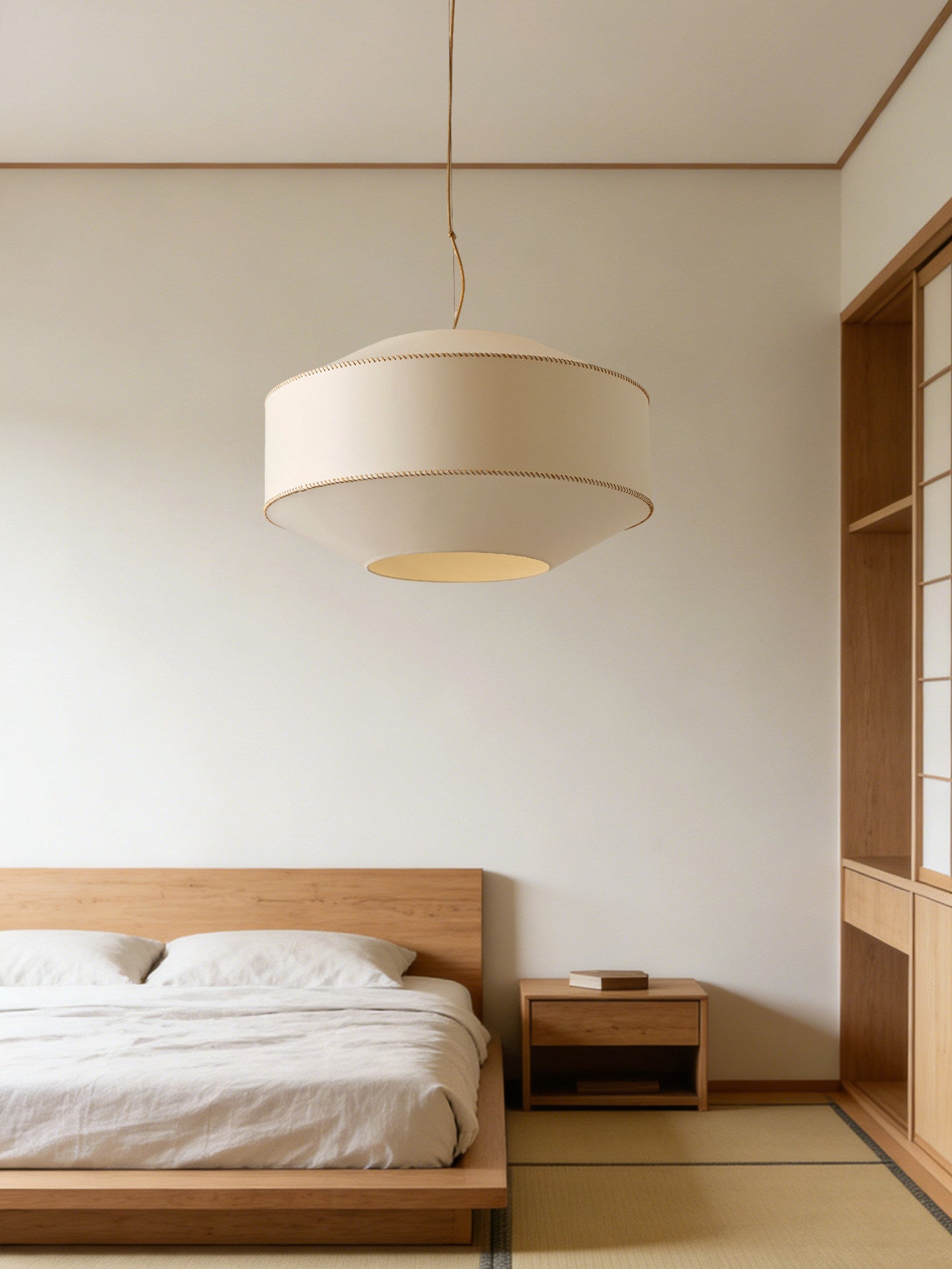 Serava Fabric Drum Pendant