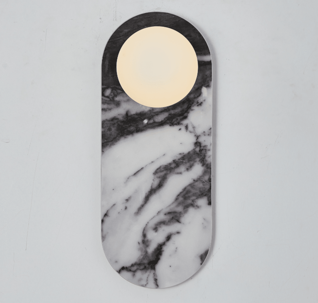 Serenne Stone Capsule Wall Sconce