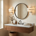 Solenne Alabaster Petal Wall Sconce