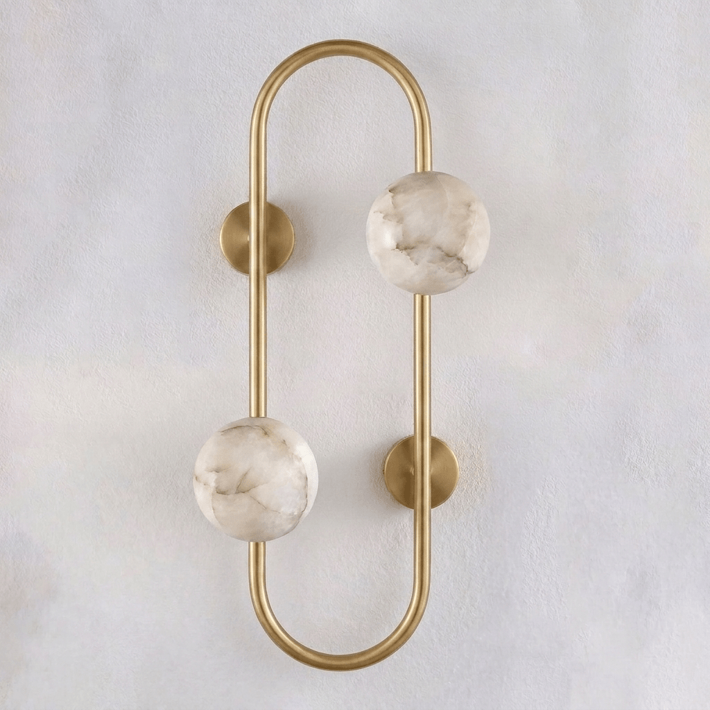 Solenne Alabaster Branch Wall Sconce