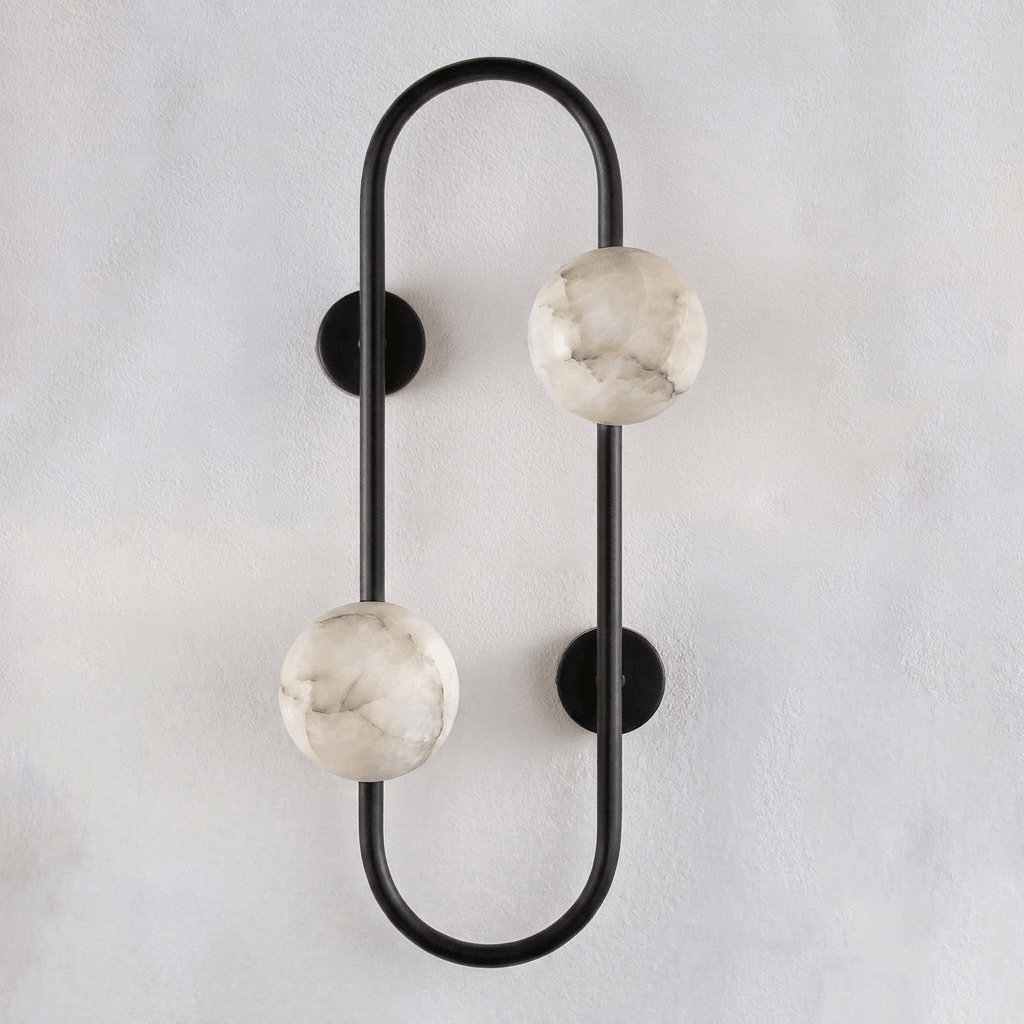 Solenne Alabaster Branch Wall Sconce