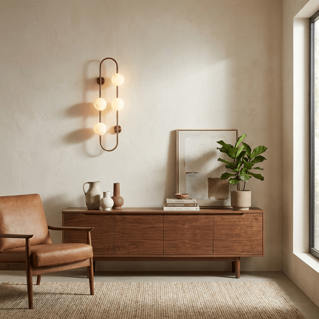 Solenne Alabaster Branch Wall Sconce