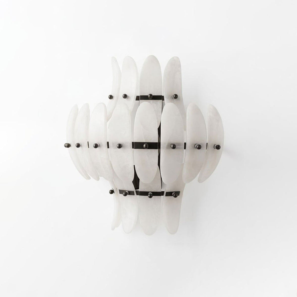 Solenne Alabaster Petal Wall Sconce