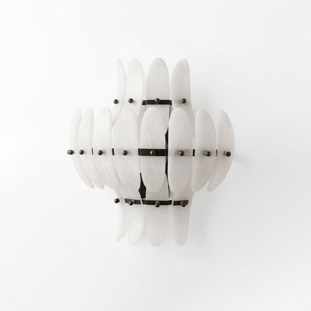 Solenne Alabaster Petal Wall Sconce