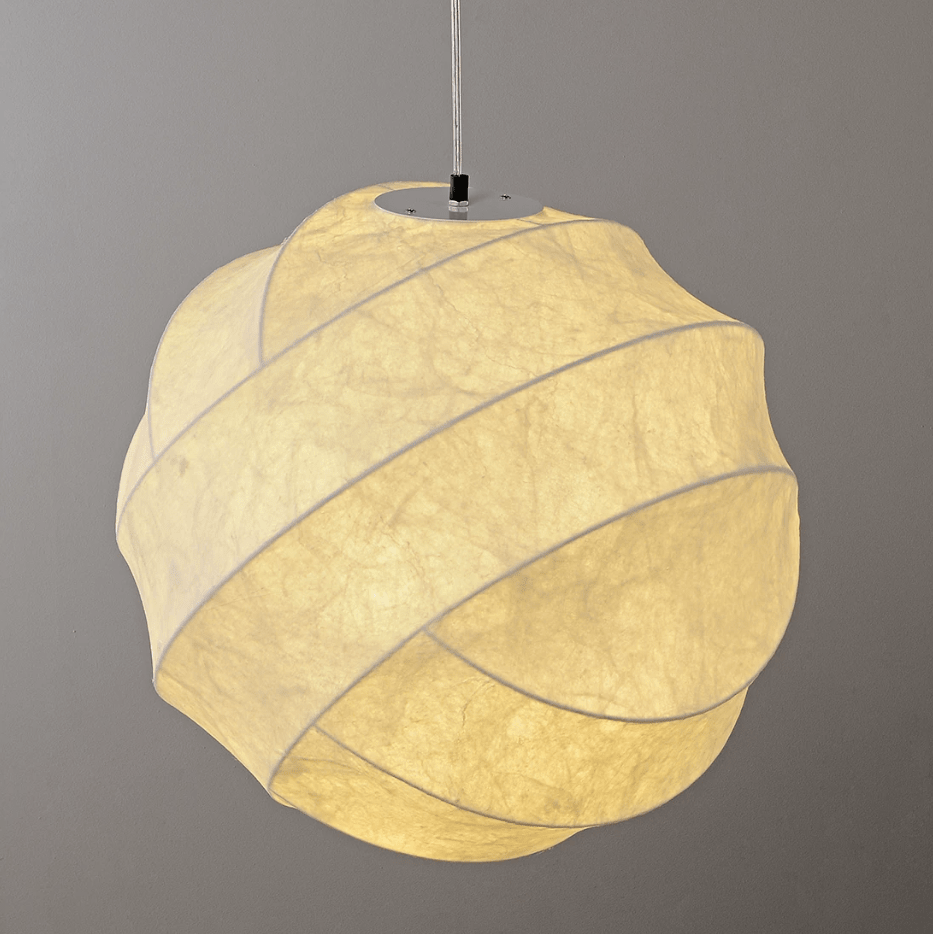 Solenne Silk Cocoon Pendant Light