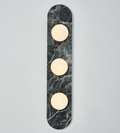 Solenne Stone Triple Globe Wall Sconce