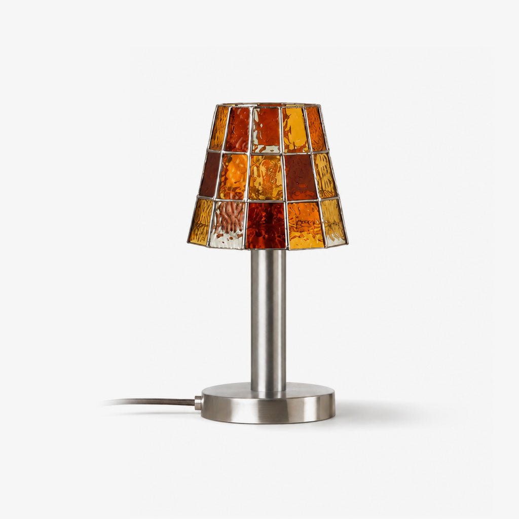 Solstice Faceted Glass Lamp