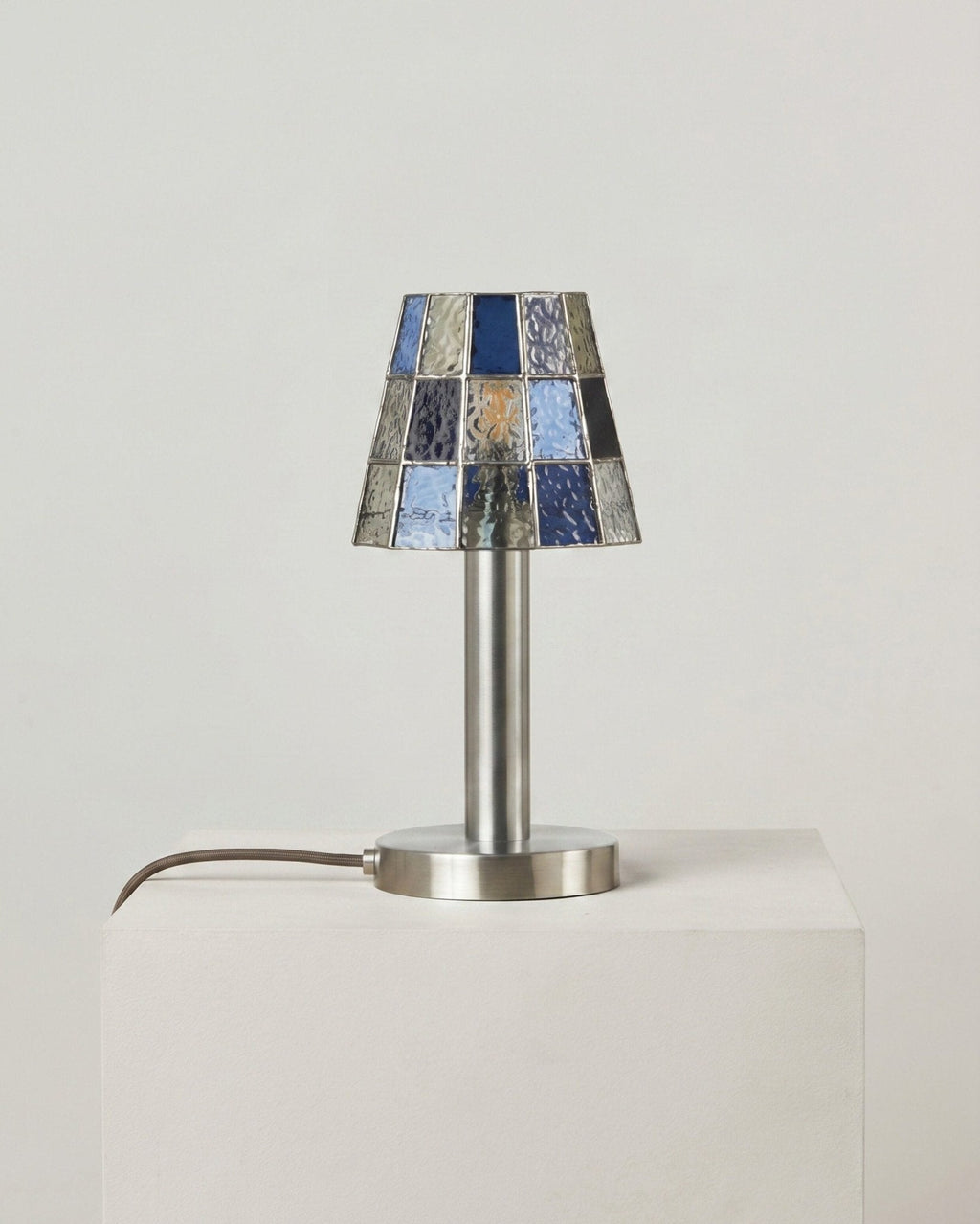Solstice Faceted Glass Lamp