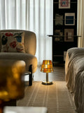 Solstice Faceted Glass Lamp
