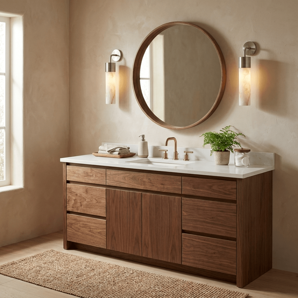 Sorelle Alabaster Tube Wall Sconce