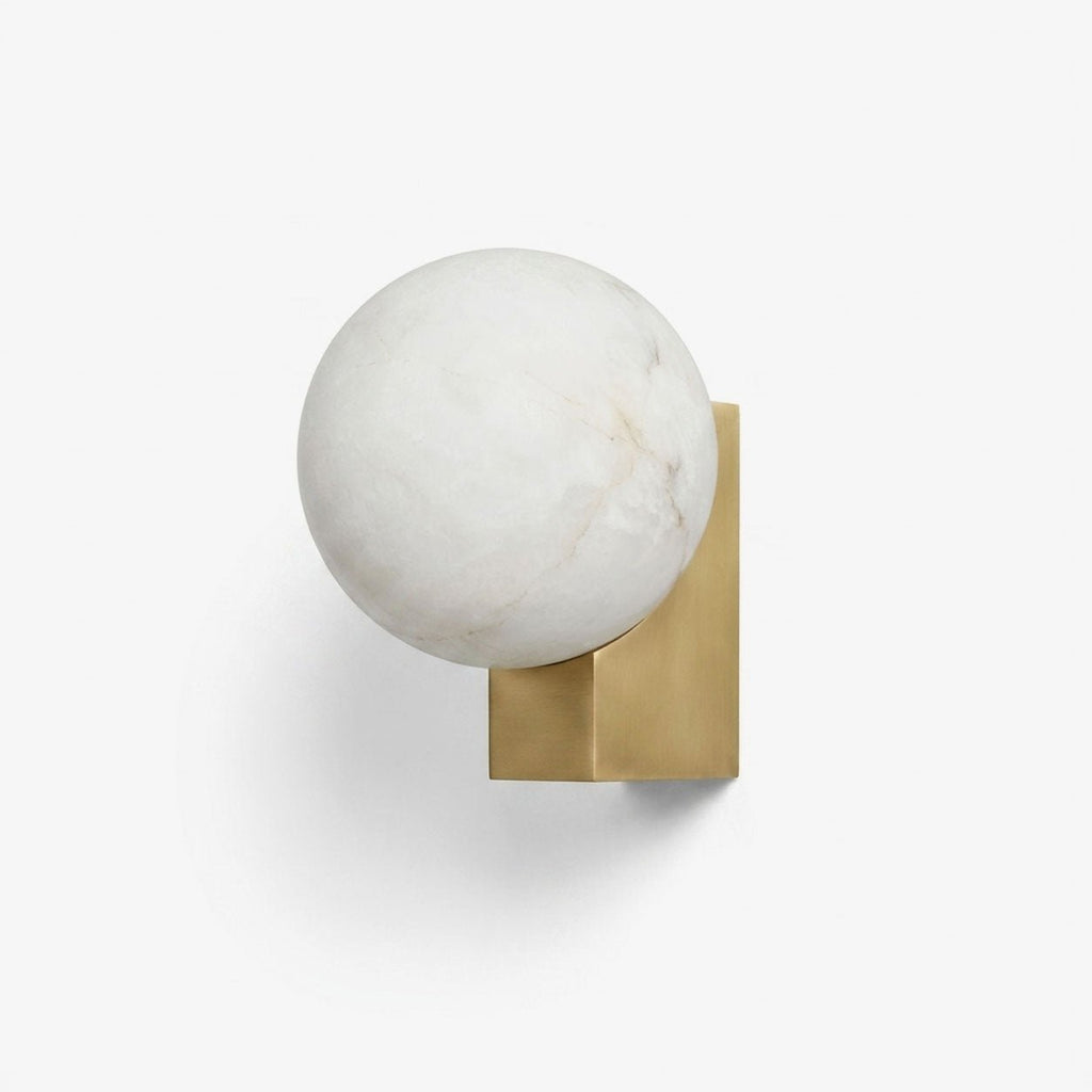 Spanish Alabaster Globe Wall Sconce