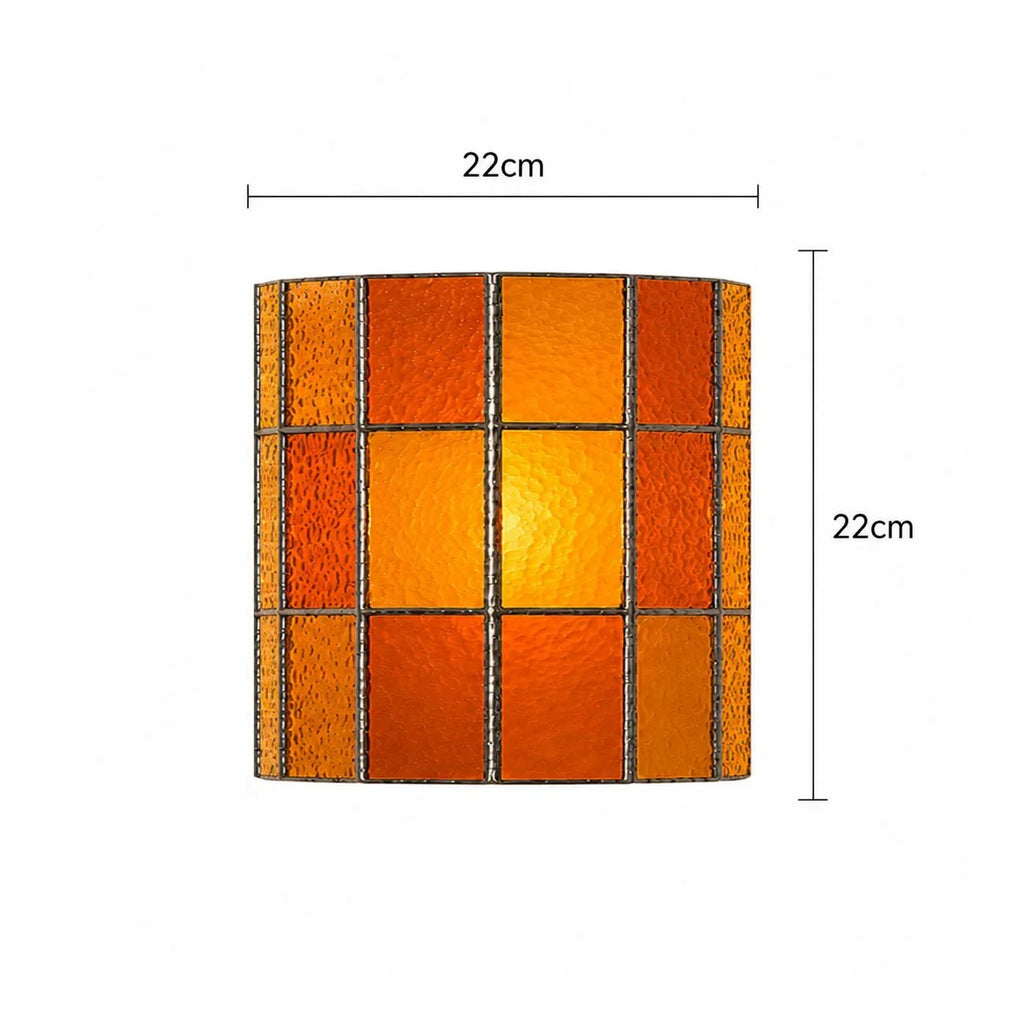 Spectra Faceted Glass Sconce