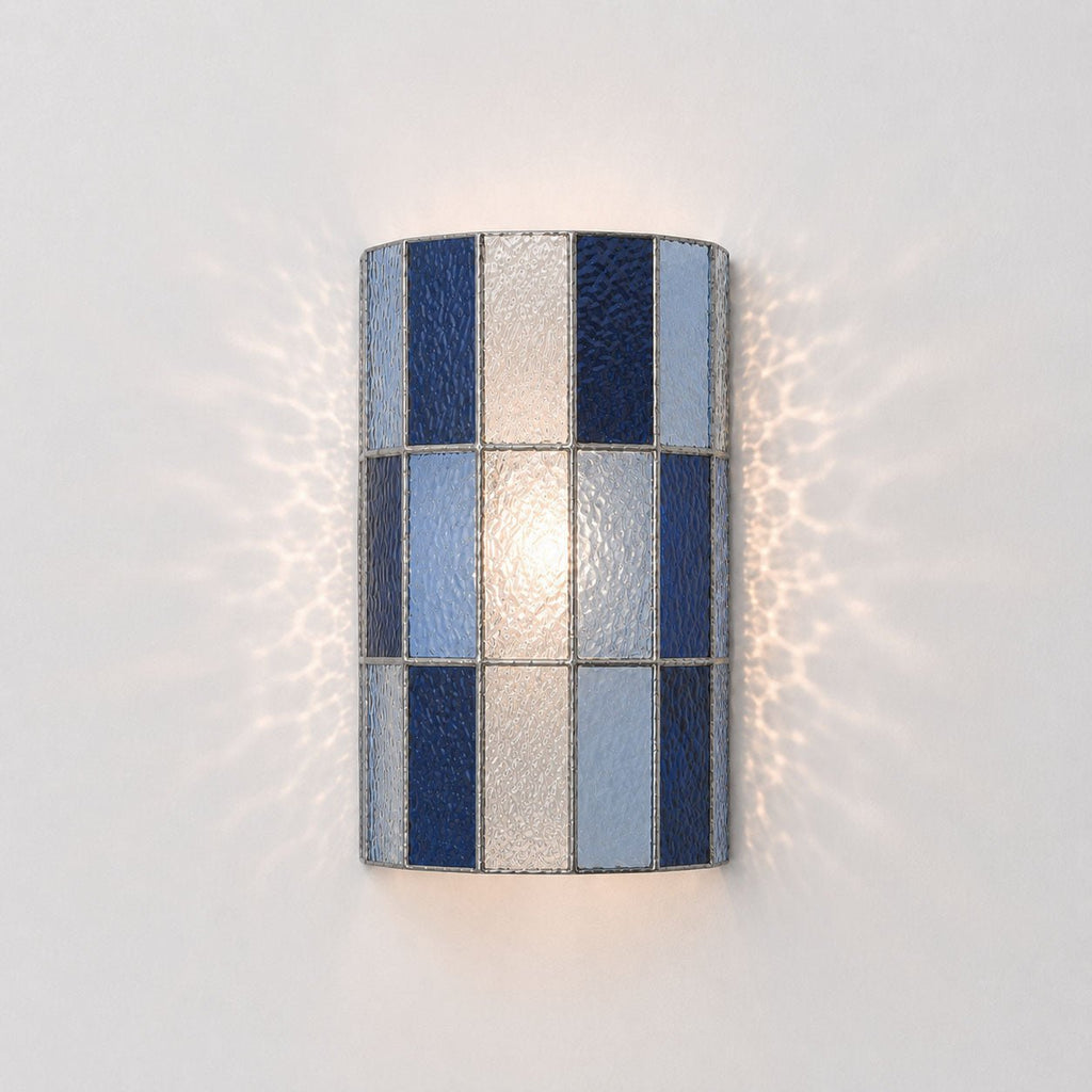 Spectra Faceted Glass Sconce