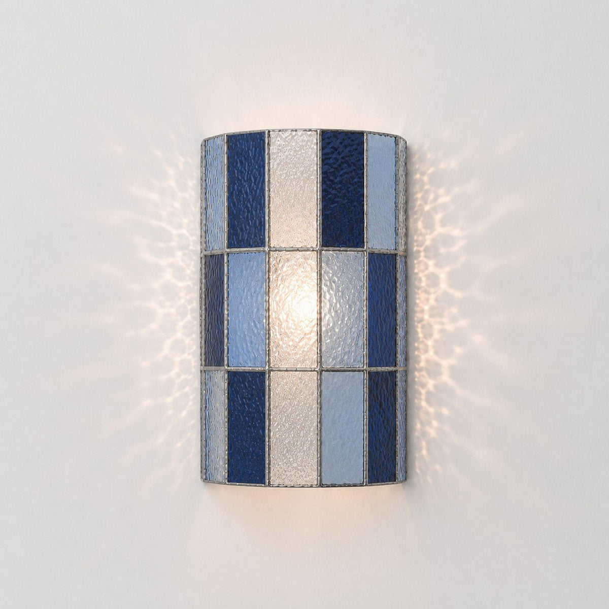 Spectra Faceted Glass Sconce