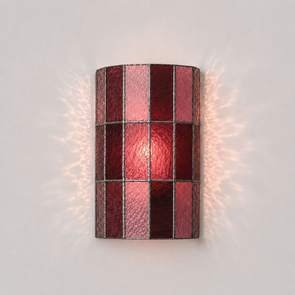 Spectra Faceted Glass Sconce