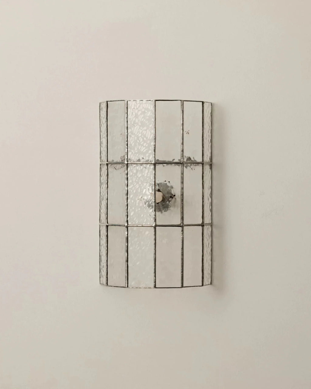Spectra Faceted Glass Sconce