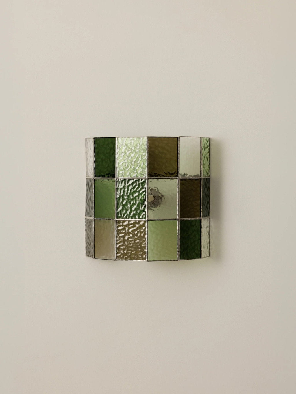 Spectra Faceted Glass Sconce
