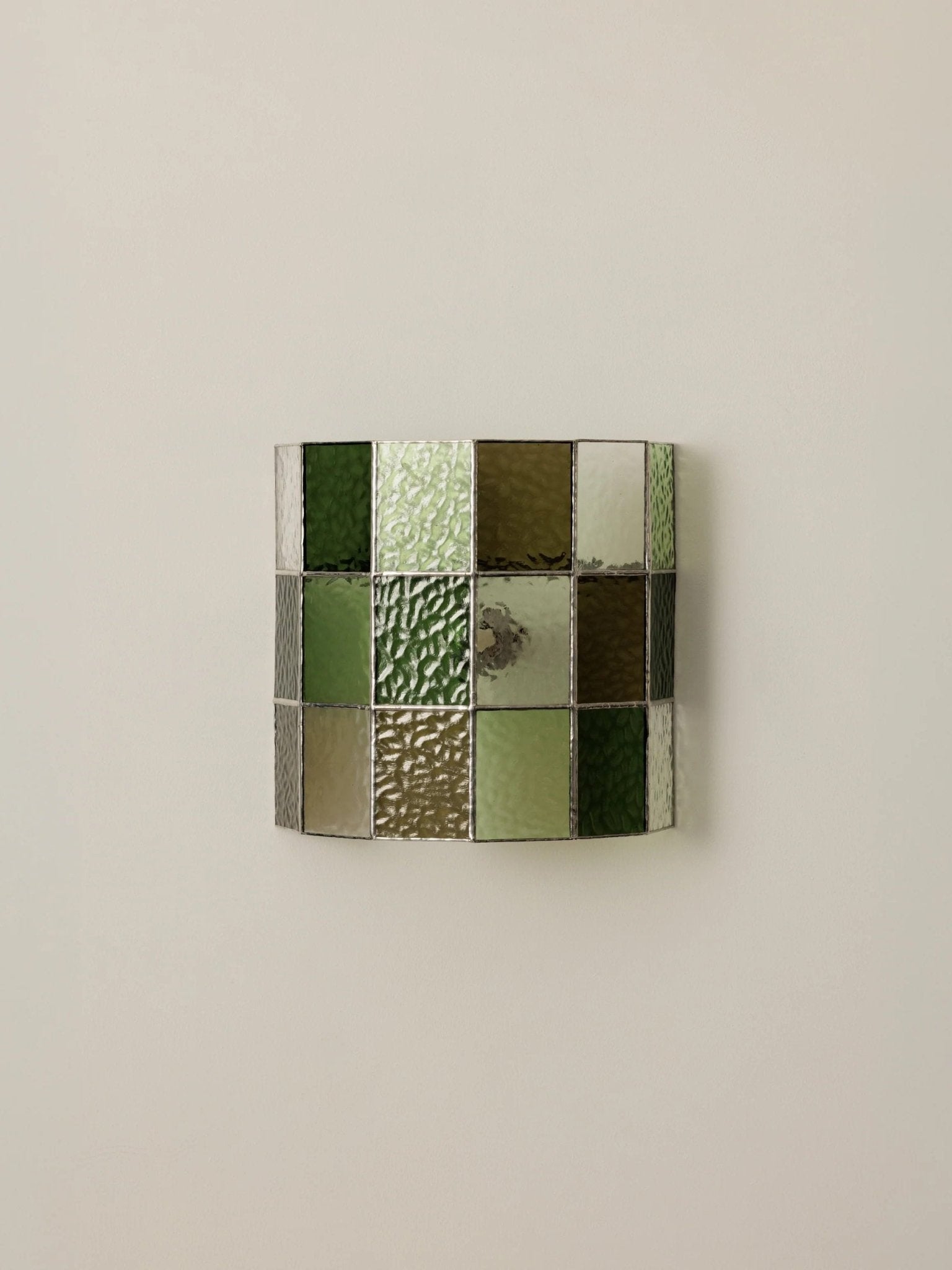 Spectra Faceted Glass Sconce