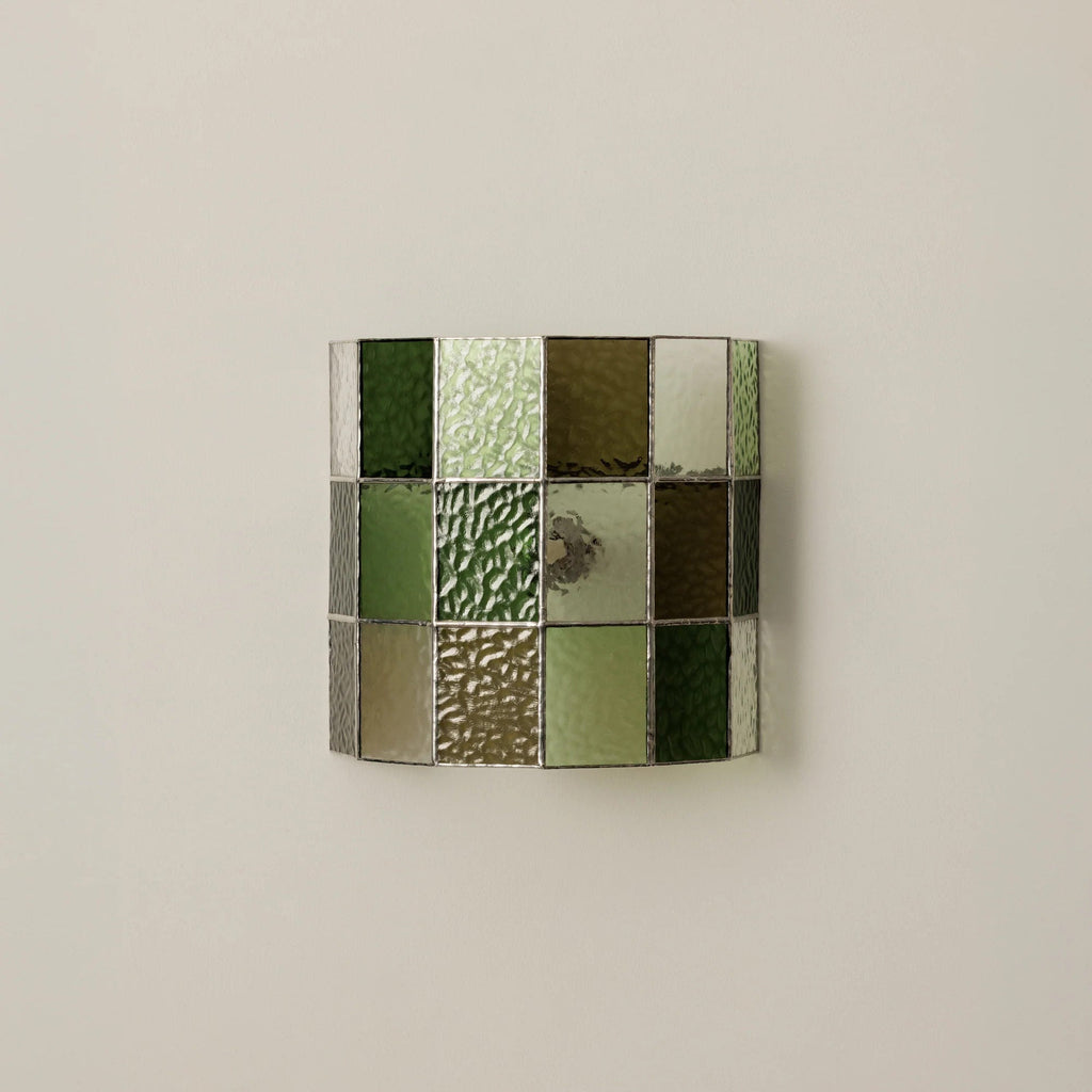 Spectra Faceted Glass Sconce