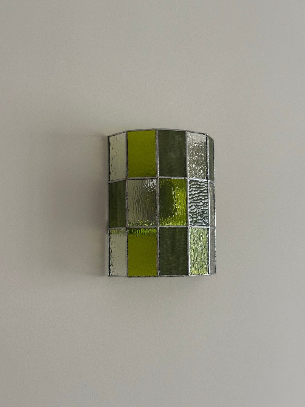 Spectra Faceted Glass Sconce
