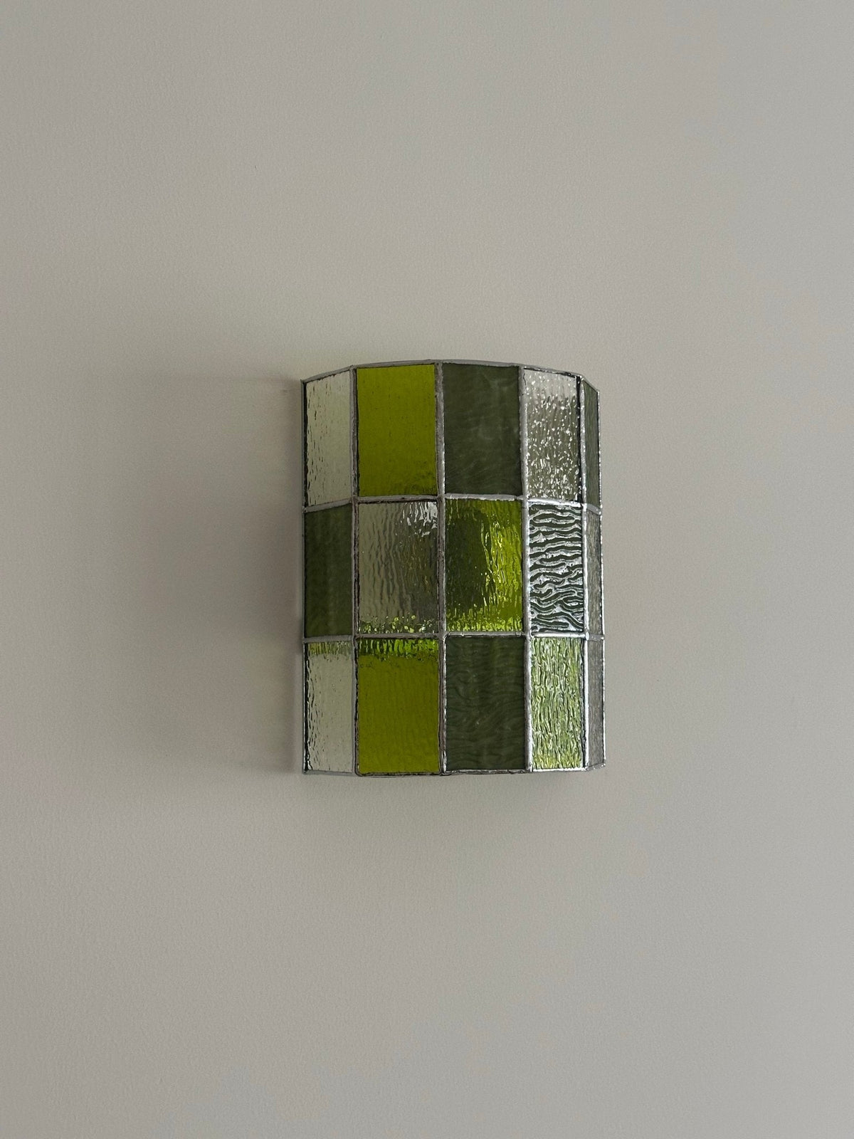 Spectra Faceted Glass Sconce