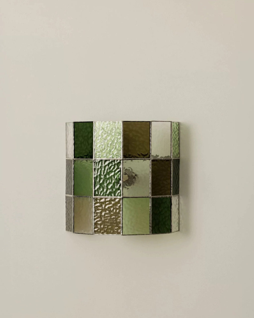 Spectra Faceted Glass Sconce